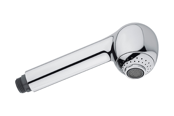 HAND SHOWER WITH DOUBLE SPRAY, IN CHROME-PLATED BRASS