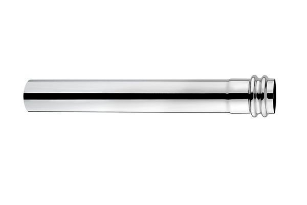 CHROME-PLATED BRASS TELESCOPING TUBE WITH 2 O RING