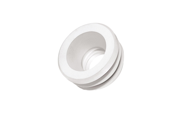 WHITE CLAMP FOR WC DRAIN PIPE FITTINGS - LIGHT VERSION