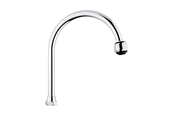 CHROME-PLATED BRASS  UNIVERSAL SPOUT FOR SINK TAPS TO BRIDGE- 3/4 
